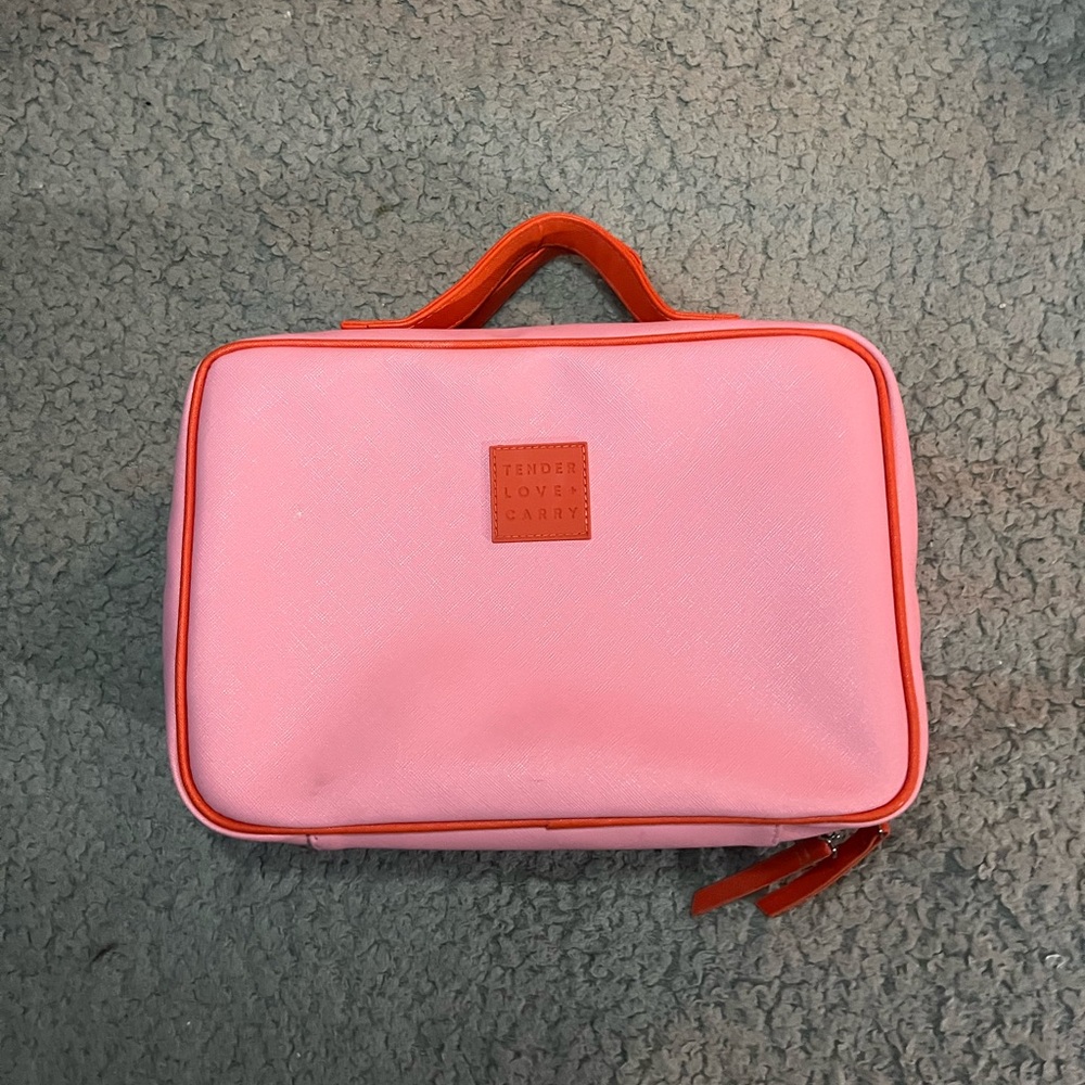 Large Pink and red Makeup travel bag